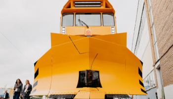 Russian manufacturers are developing new snow-plow and snow-removing track machines