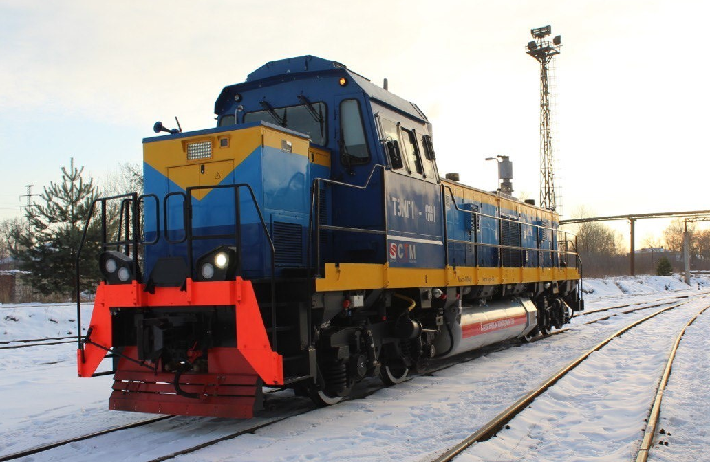 TEMG1 shunting LNG locomotive by Sinara – Transport Machines (STM)