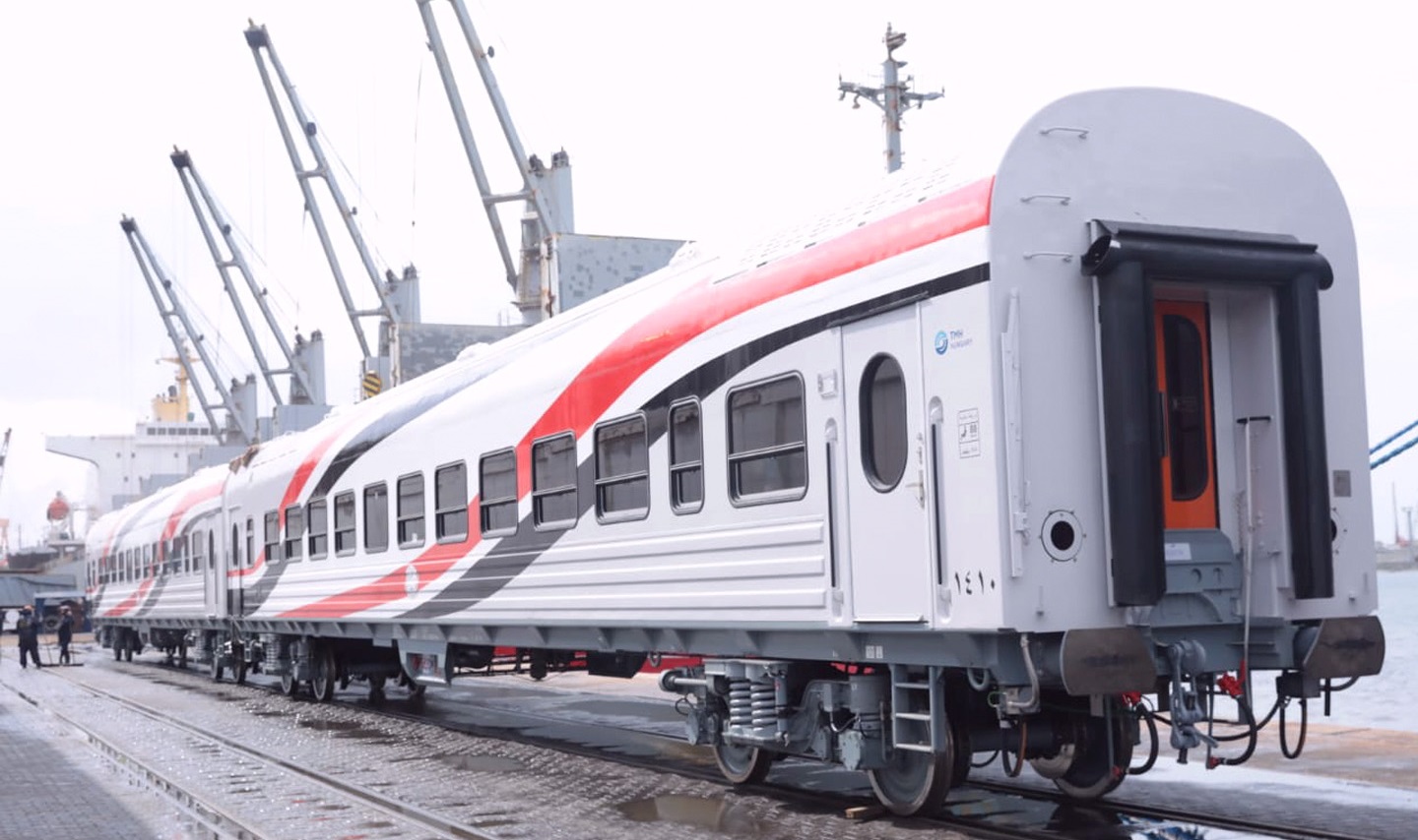 Locomotive-hauled passenger coaches manufactured by TMH for the Egyptian National Railways