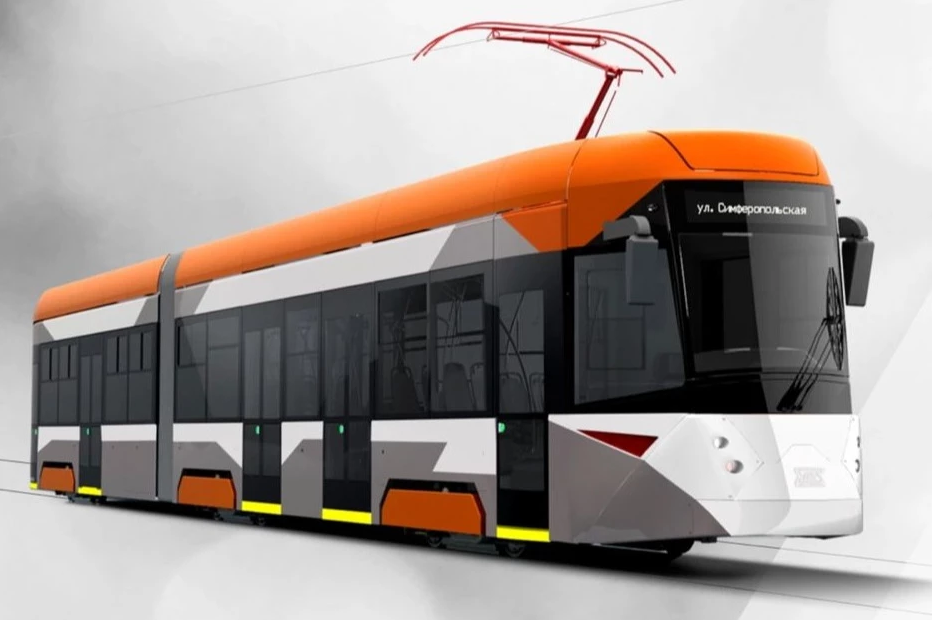 Project of the Uraltransmash low-floor two-section tram