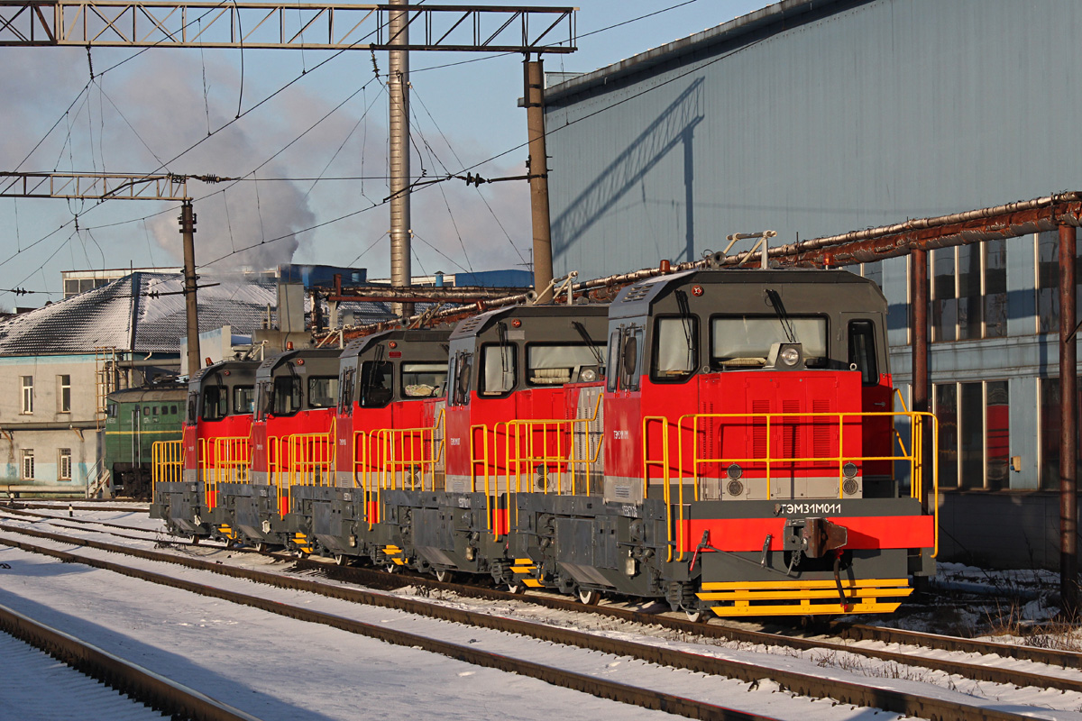 TEM31M diesel locomotives manufactured by YaERZ for Russian Railways
