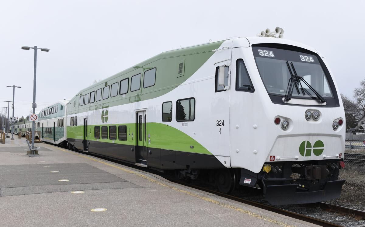 Bombardier BiLevel double-decker train operated by GO Transit