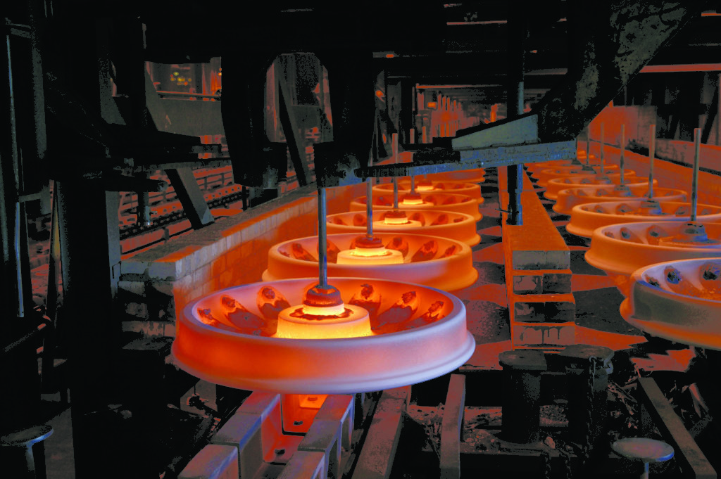 Manufacture of solid Griffin Wheels at the Amsted Rail plant in the USA
