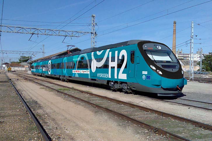CAF hydrogen train enters trials, February 2022