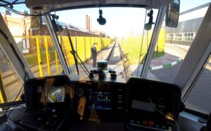 Testing the Cognitive Pilot vision system on the PC TS tram.
