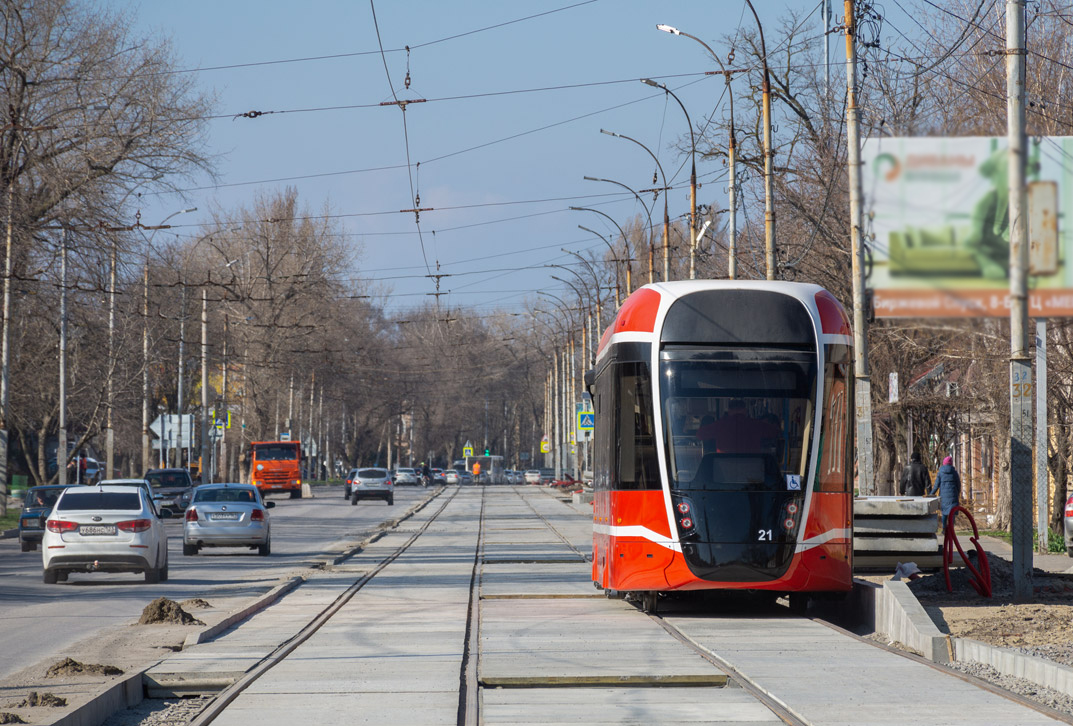 71-628M tram by UKCP in Taganrog