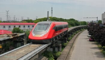 CRRC unveiled new passenger multiple units of different types