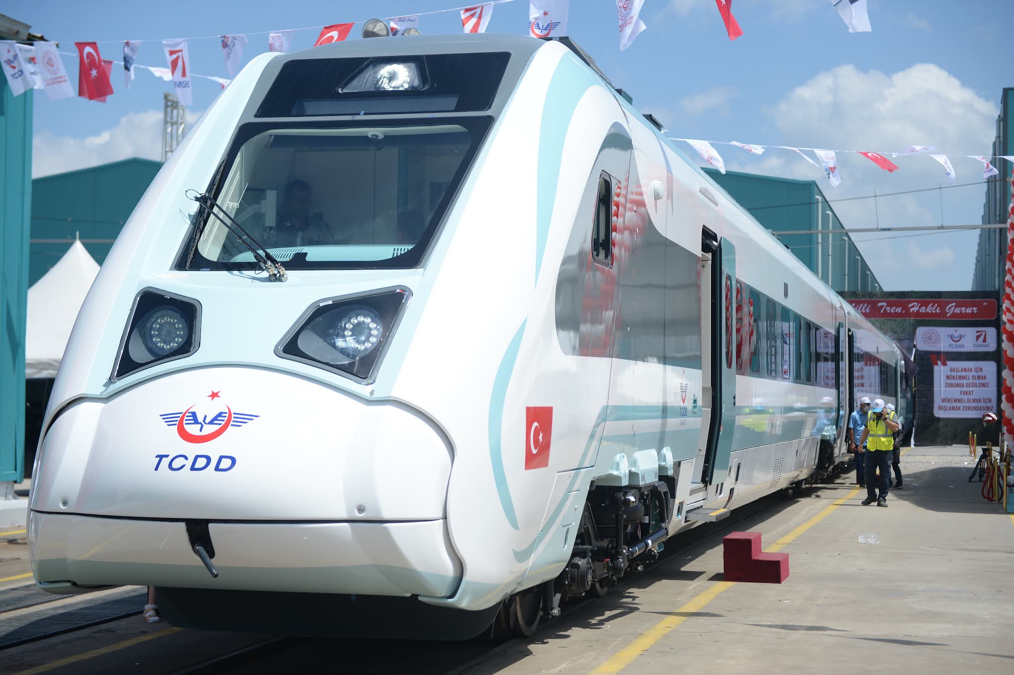 Electric train manufactured by Türasaş