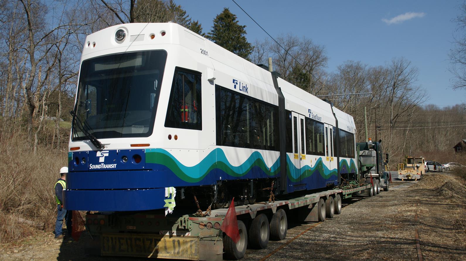 First Liberty NXT tram delivery to Tacoma