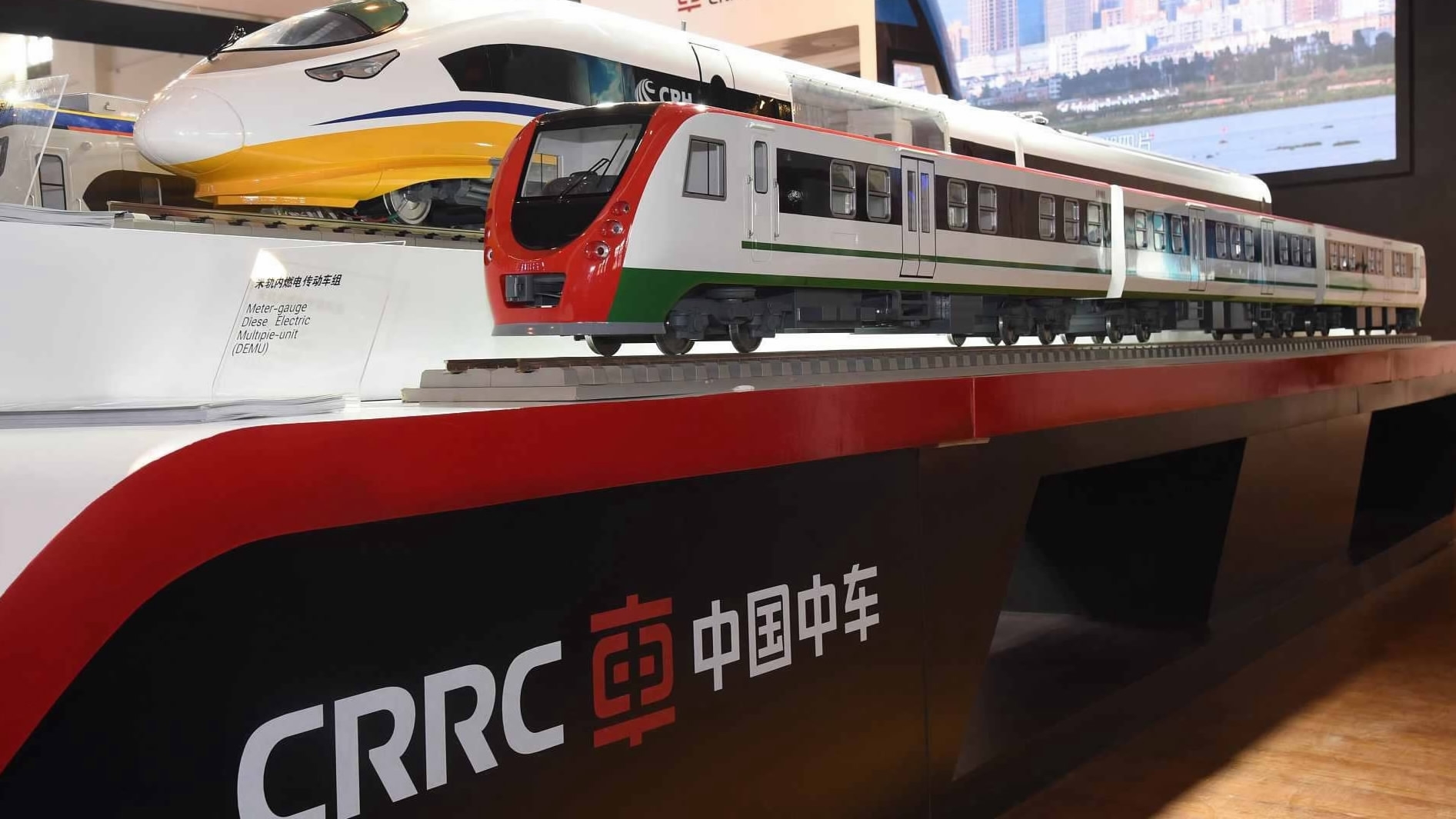 Scale models of CRRC rolling stock