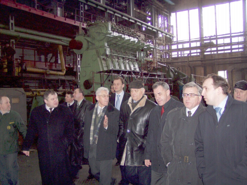 Visit to BMZ of the Ministry of Railways delegation, headed by First Deputy Minister Vladimir Yakunin. April 2003