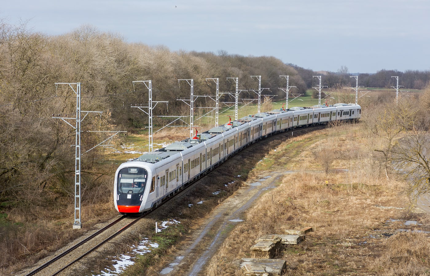 EG2ETv "Ivolga 3.0" electric train by TMH on trials