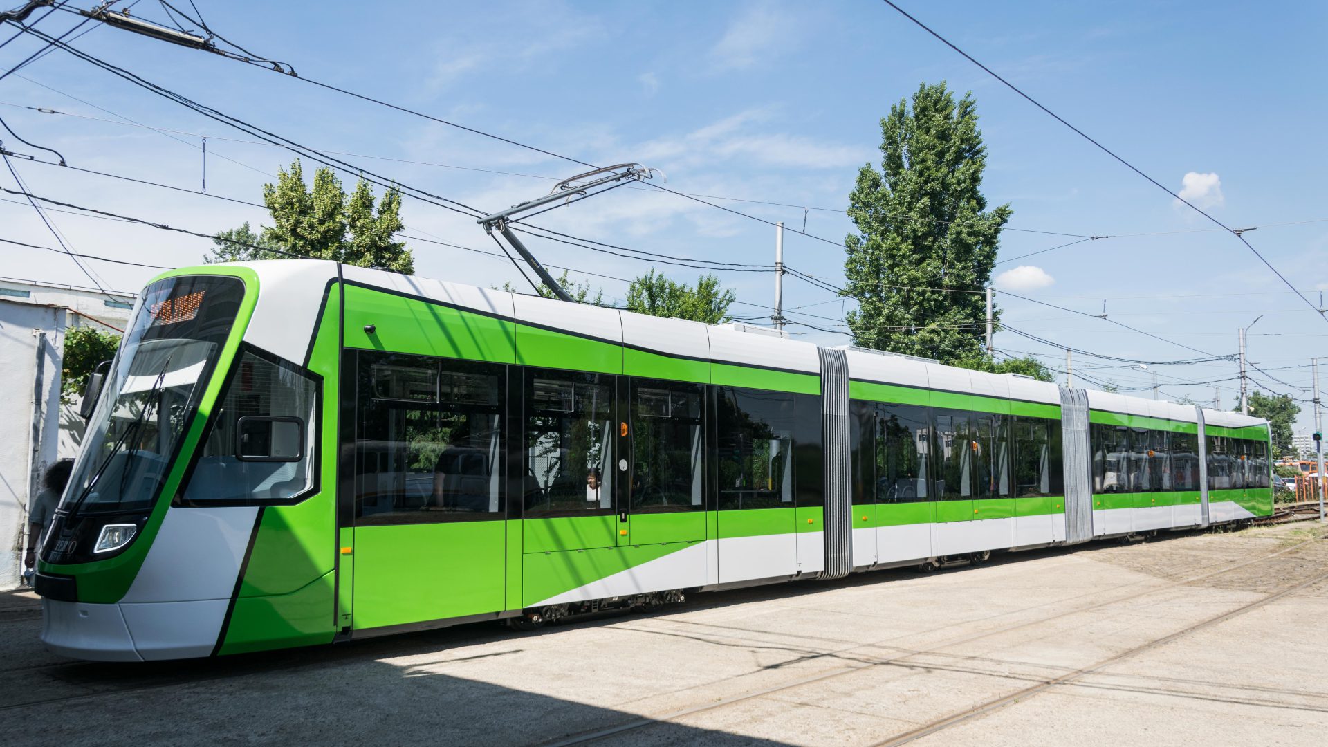 Imperio Metropolitan tram by Astra Vagoane for Bucharest