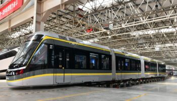 CRRC produced the first CT tram for Portugal