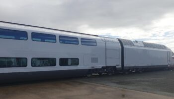 Alstom unveiled the first passenger car of the Avelia Horizon high-speed train