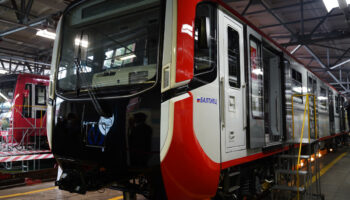 TMH unveiled the new metro train for St. Petersburg