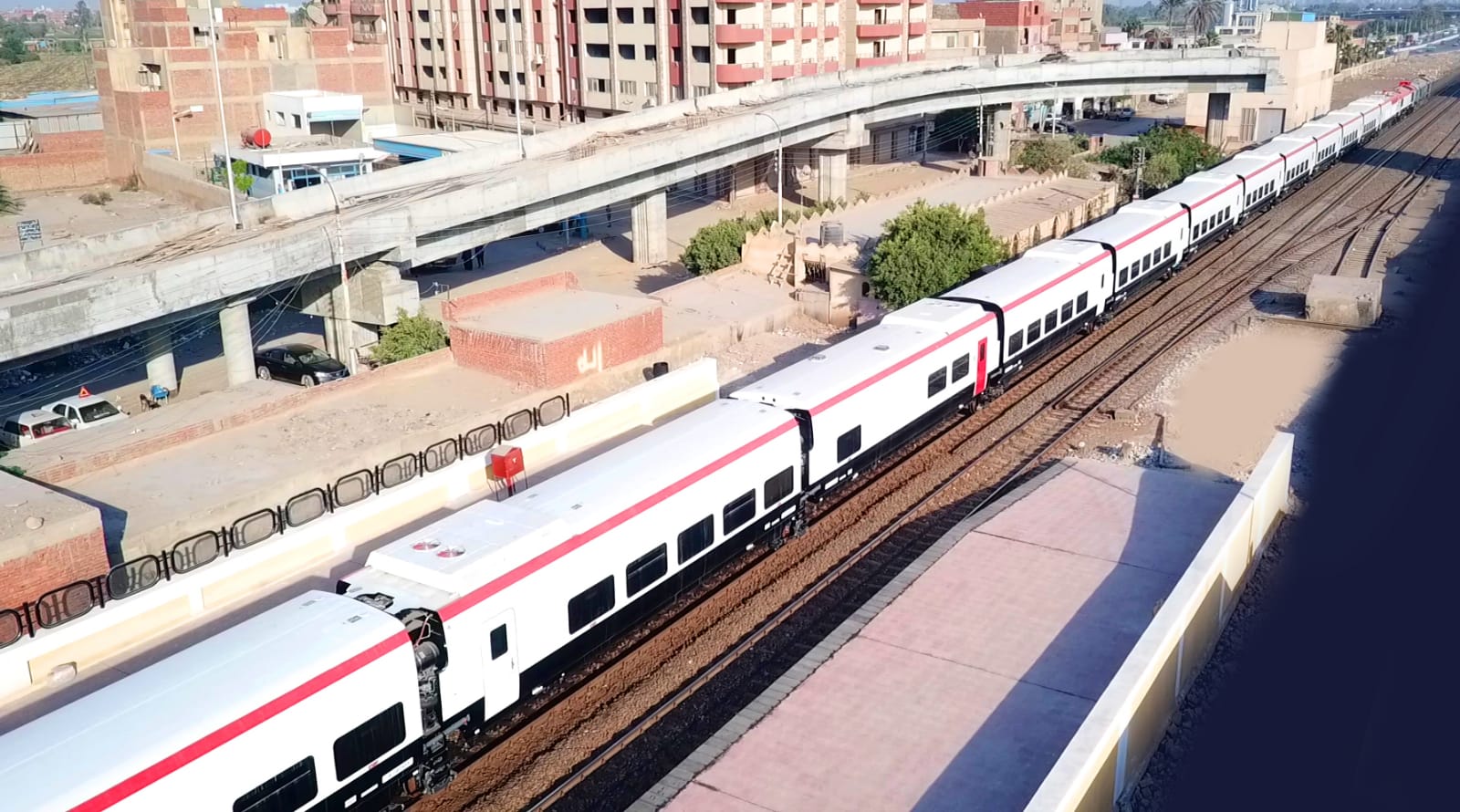 Trials of the Talgo passenger train ordered by ENR for the Alexandria-Cairo-Aswan line