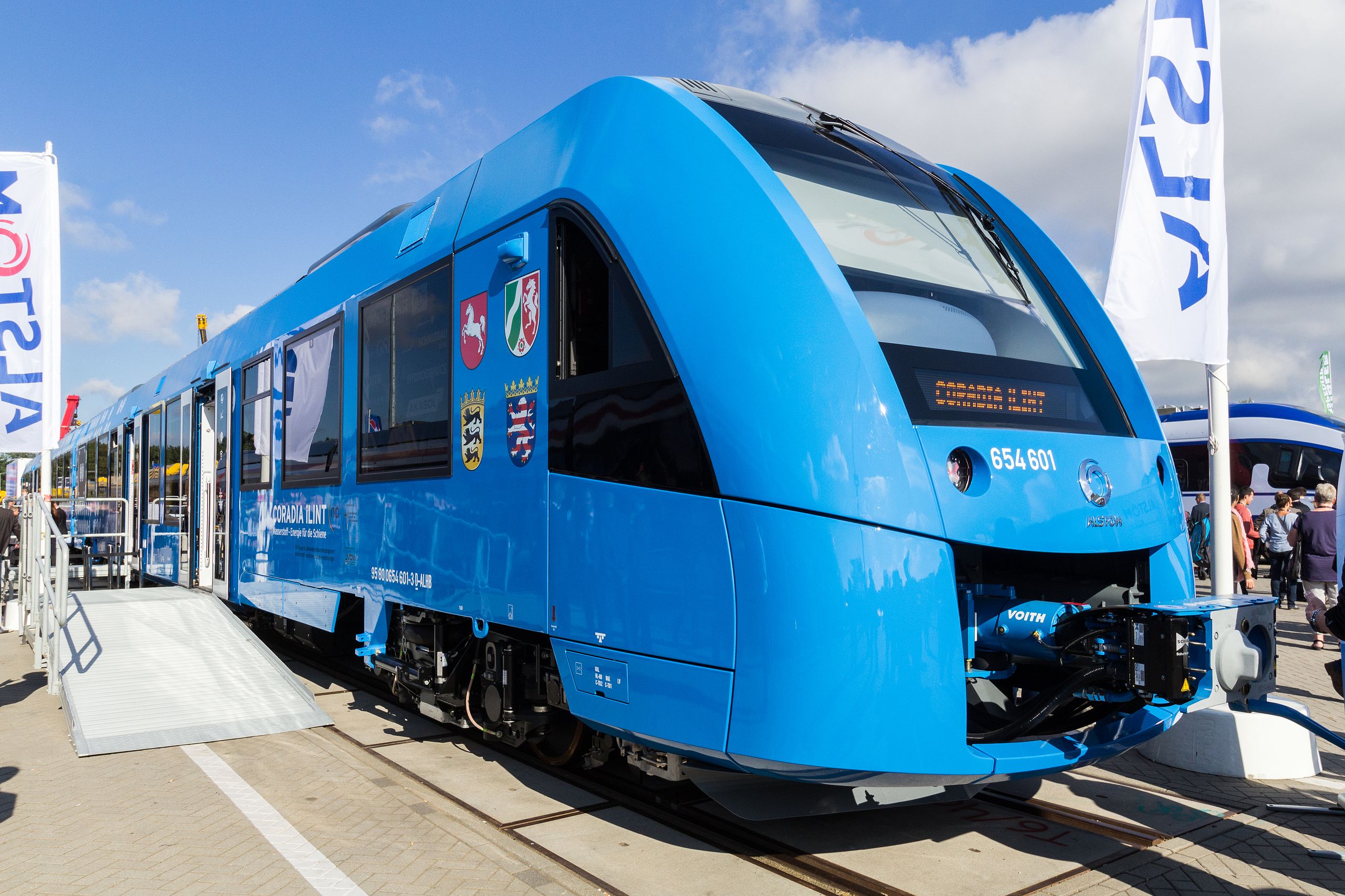 Coradia iLint train at the Innotrans exhibition in Berlin, 2016