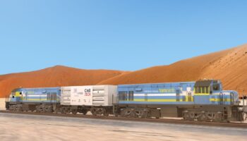 Diesel locomotives are to be converted to hydrogen combustion traction in Namibia