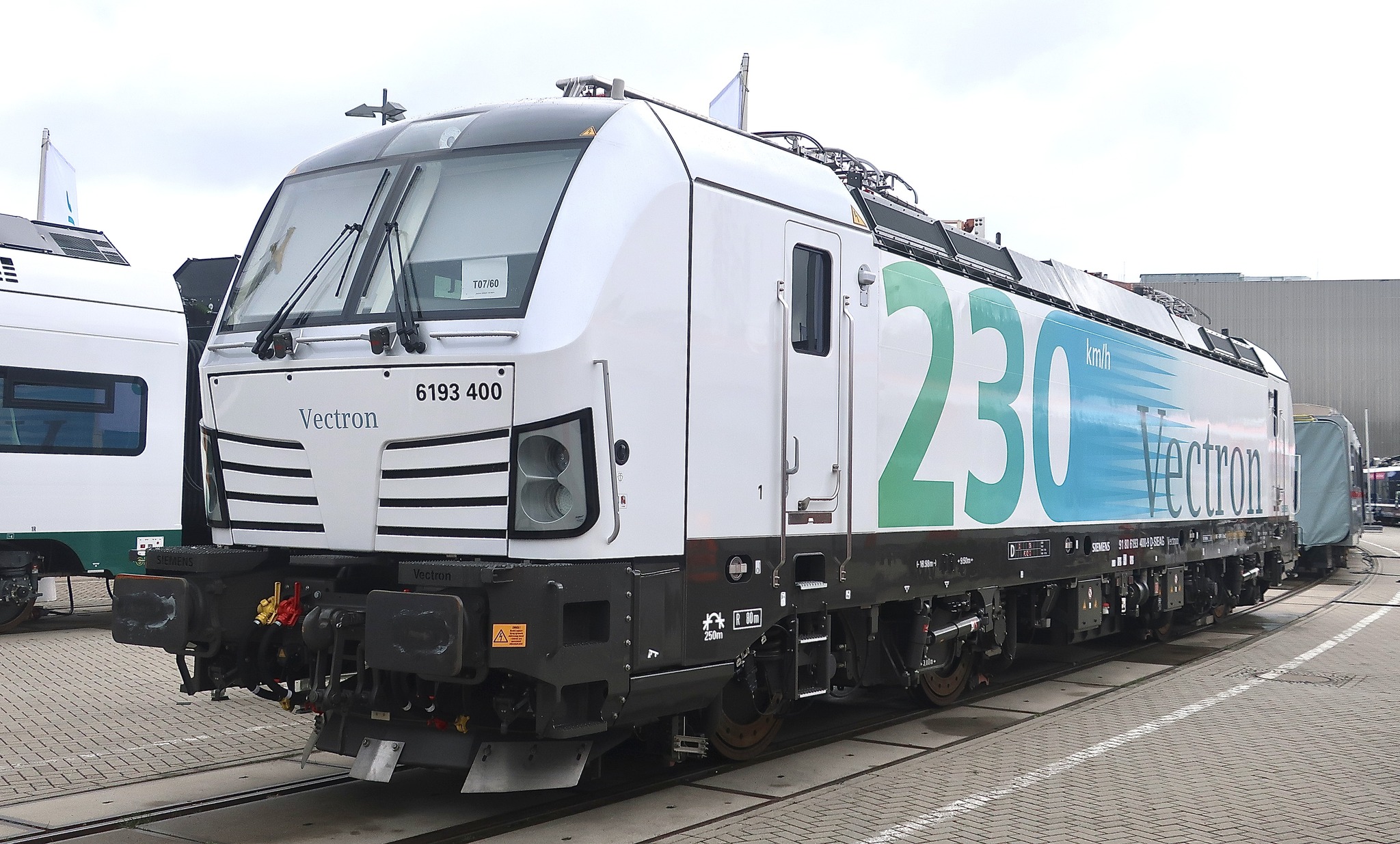 Vectron MS electric locomotive produced by Siemens Mobility for the Czech ČD operator