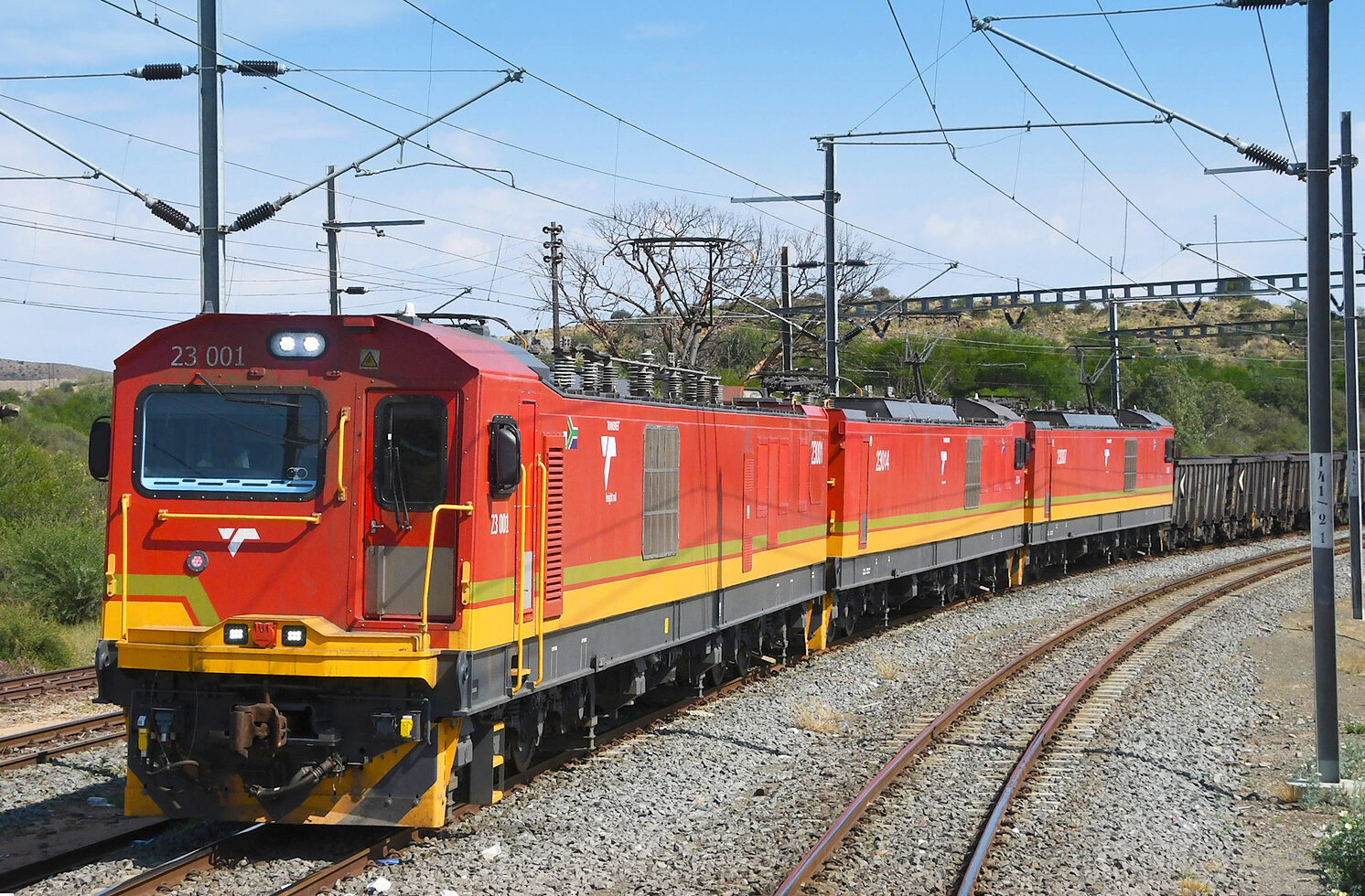 TRAXX electric locomotive by Bombardier delivered to South Africa under a 2014 contract