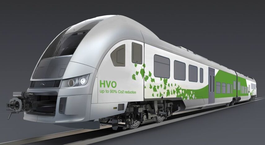 The concept of the Regio 160 train with a biodiesel engine