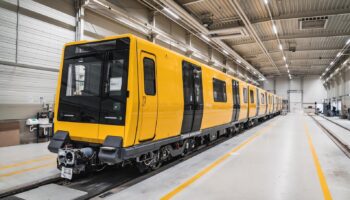 Stadler unveiled the pre-series train for the Berlin metro
