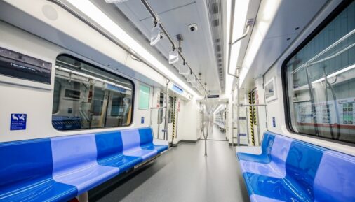 Interior of CRRC’s EMU operating at Line M11
