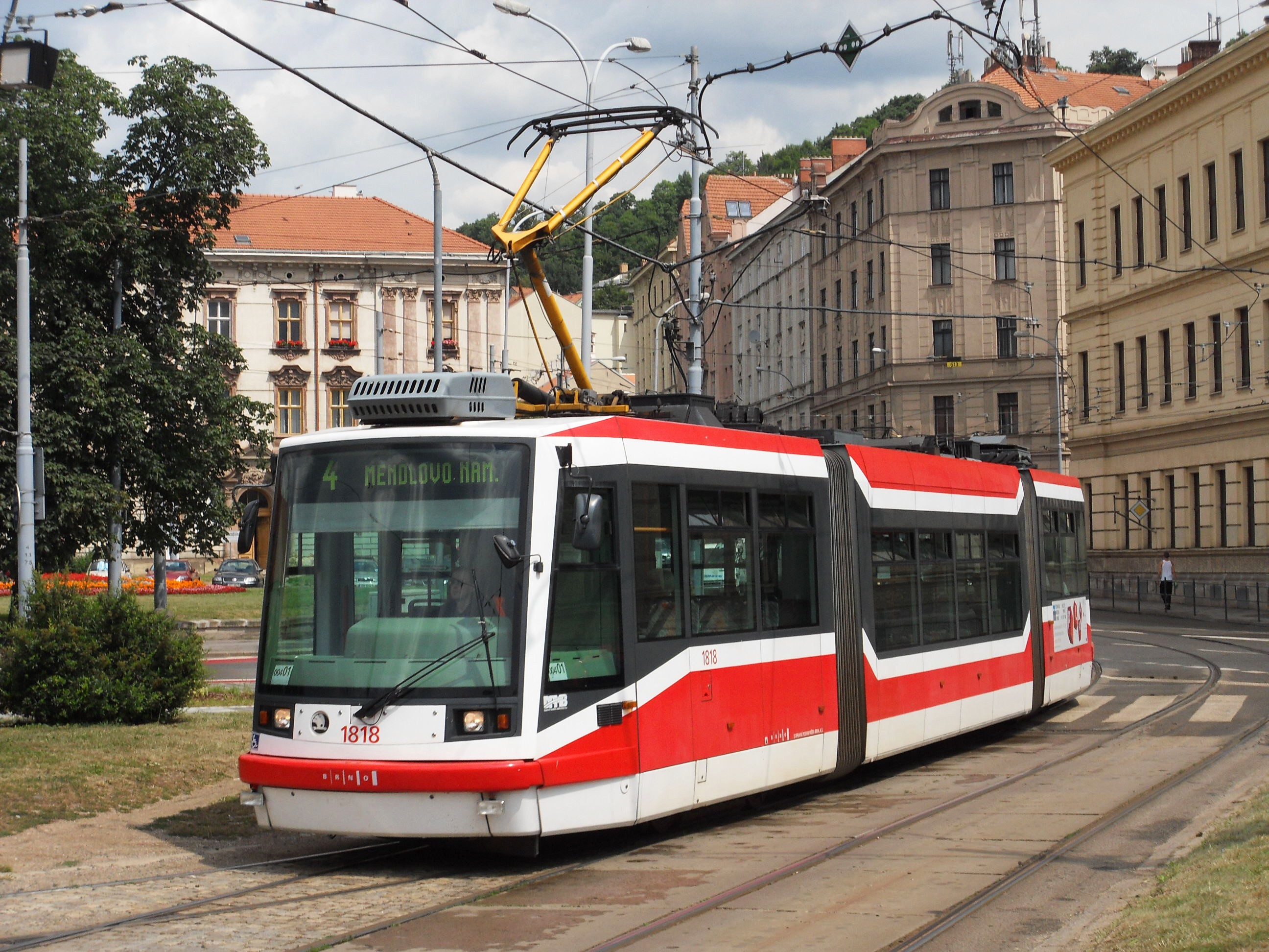 Astra 03T, first Skoda’s tram, in Brno, 2011