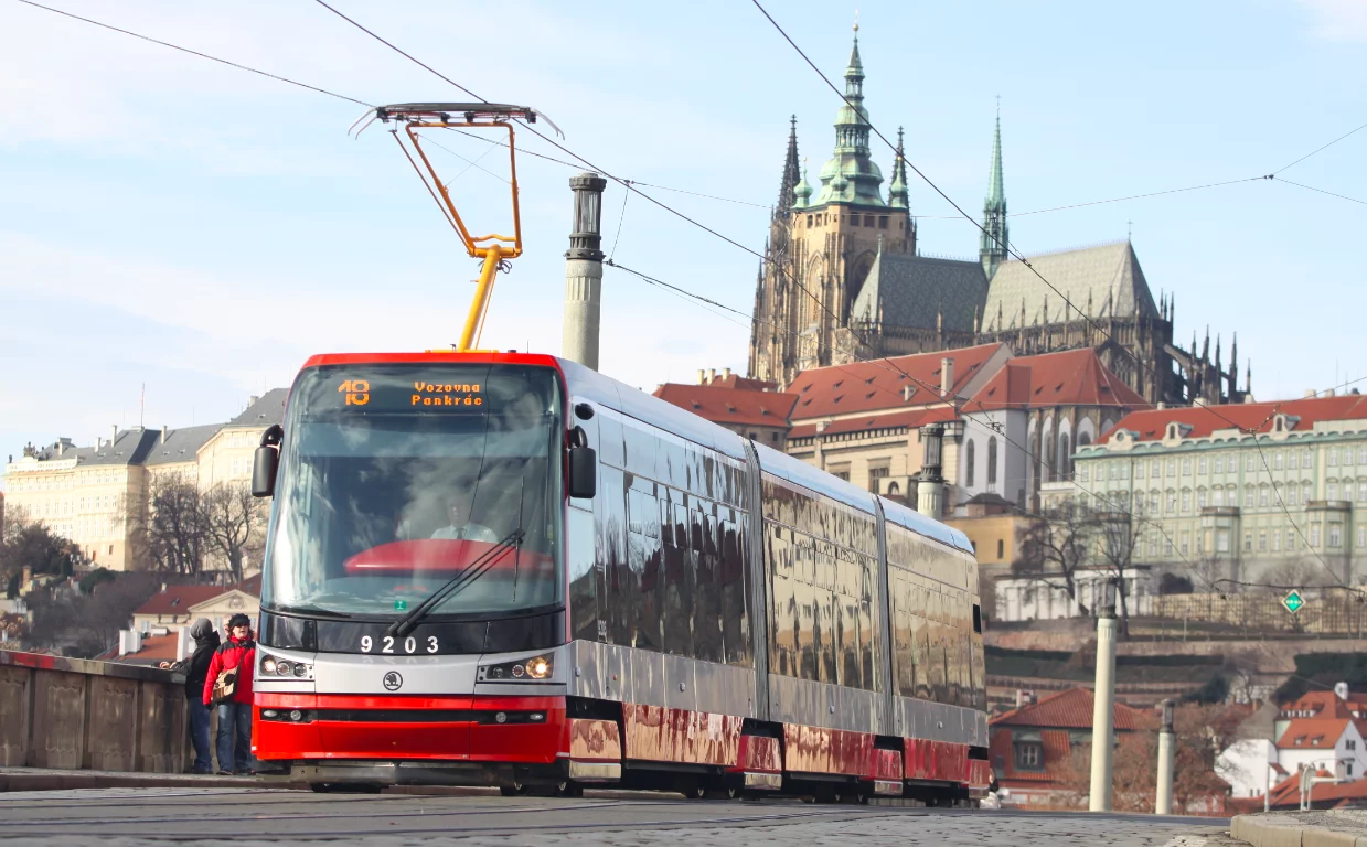 First low-floor Skoda’s tram, ForCity 15T, in Prague