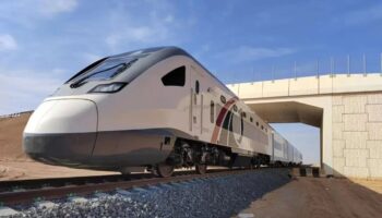 CRRC developed a high-speed diesel push-pull train for the UAE