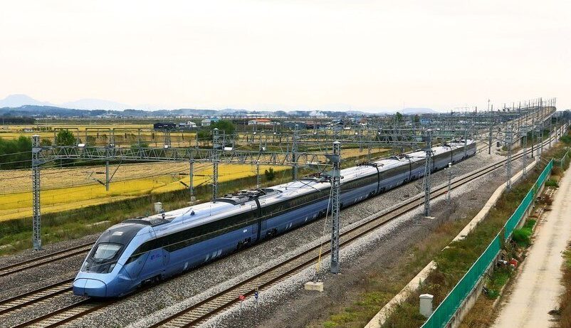 EMU-320 high-speed train produced by Hyundai Rotem