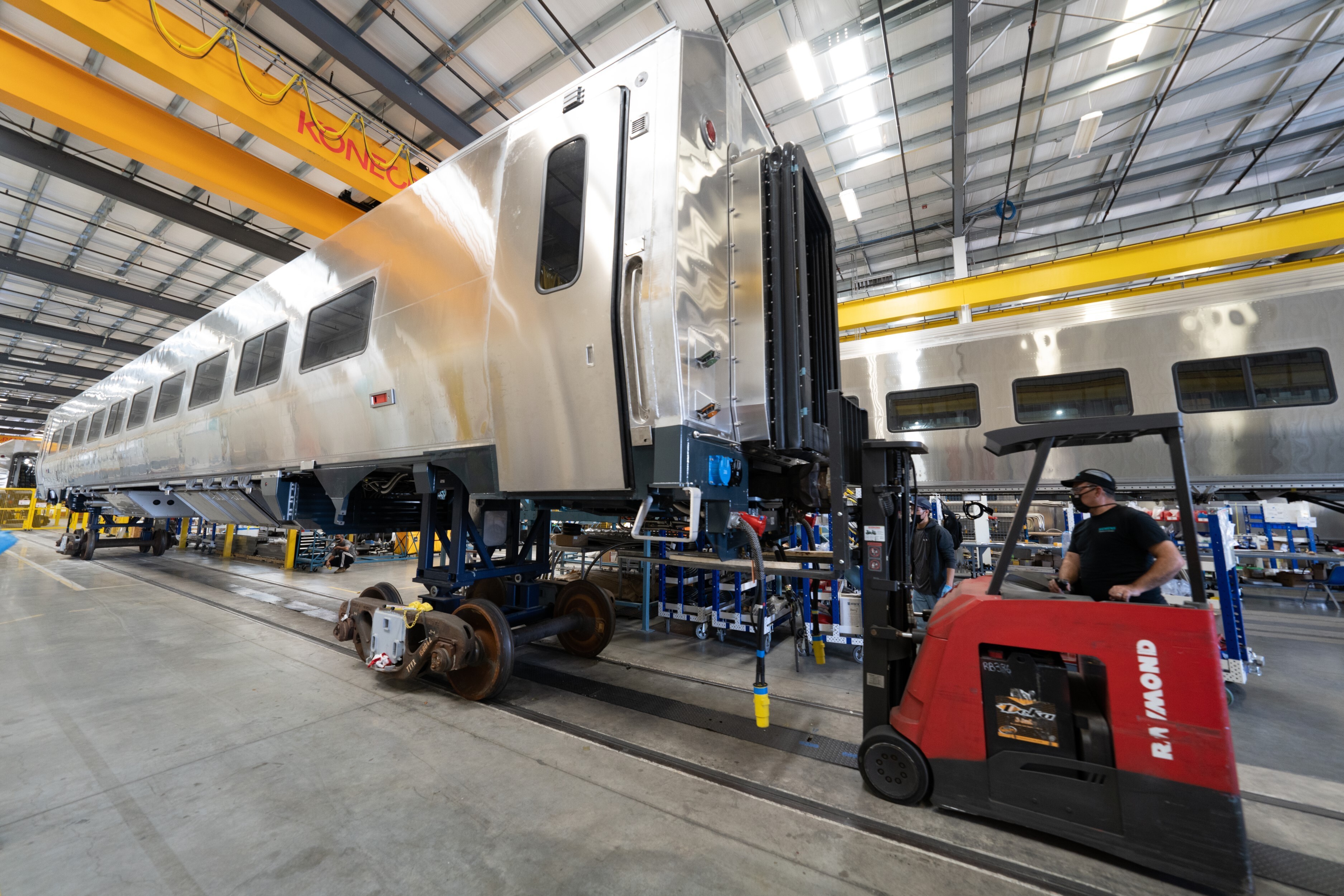 Rolling stock production by Siemens in Sacramento, USA