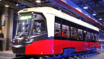 Brand new MiNiN low-floor tram by BKM Holding unveiled in Russia