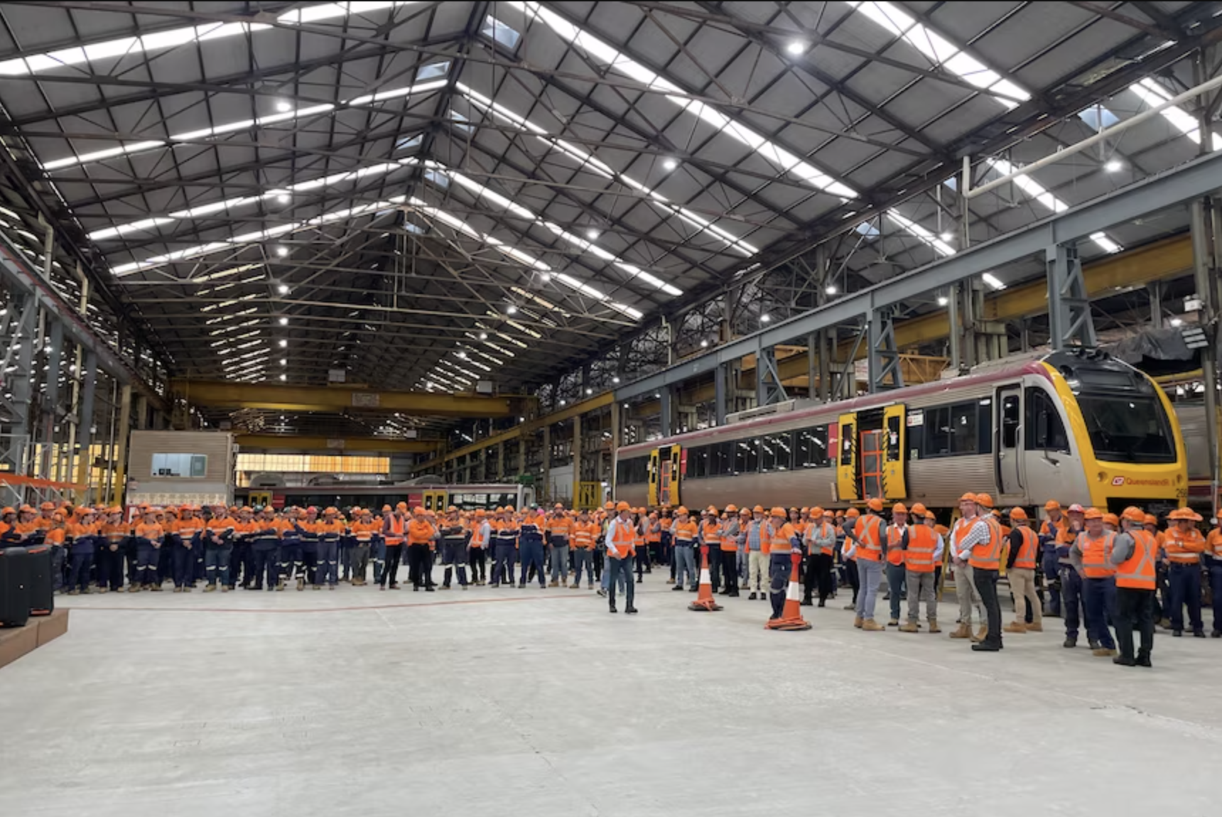Downer Rail plant in Maryborough, Australia