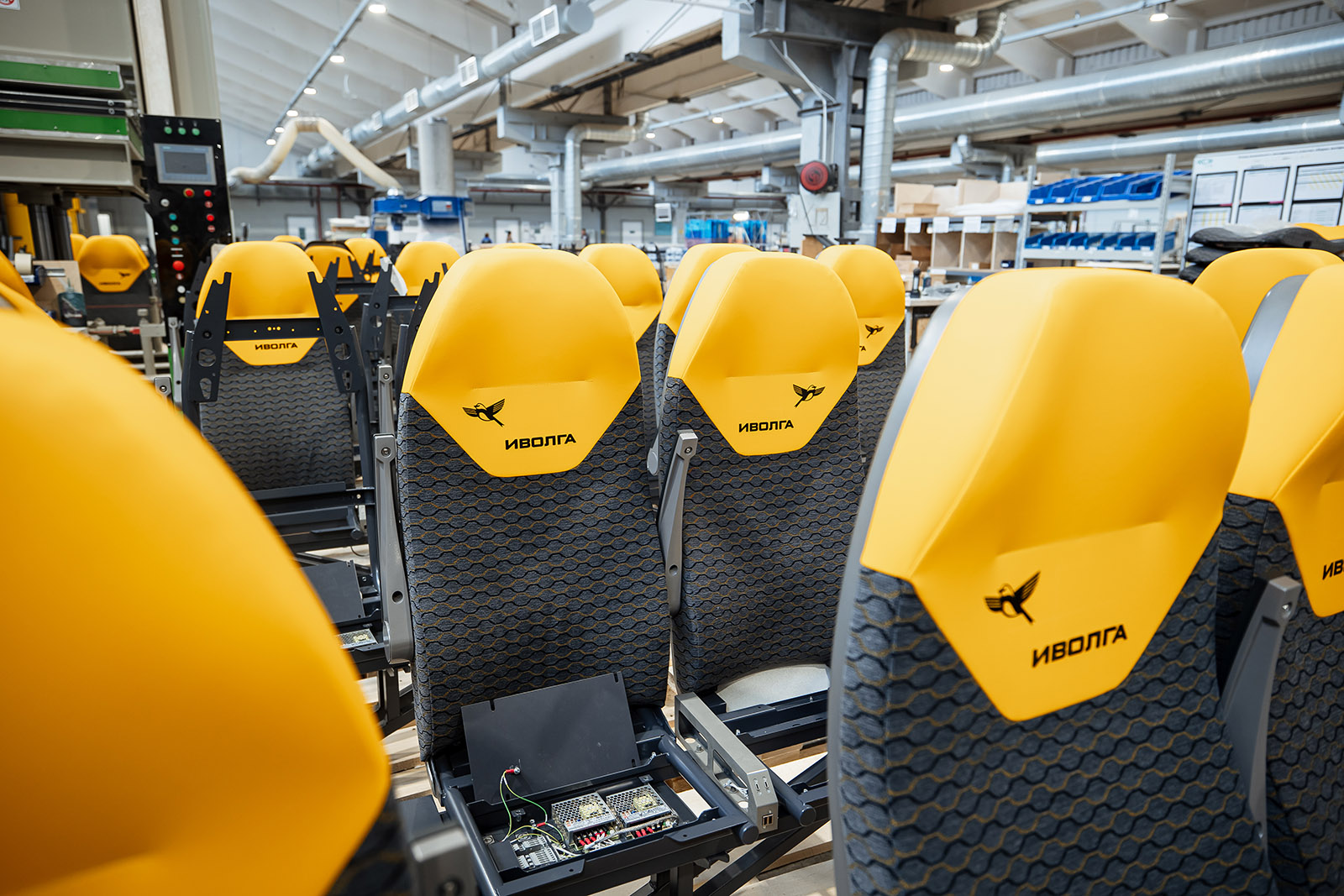 Seats for Ivolga 3.0 EMUs designed by KSC
