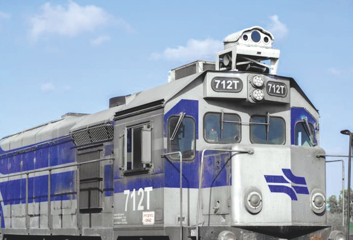 Testing of Main Line obstacle detection system at the rolling stock of Israel Railways