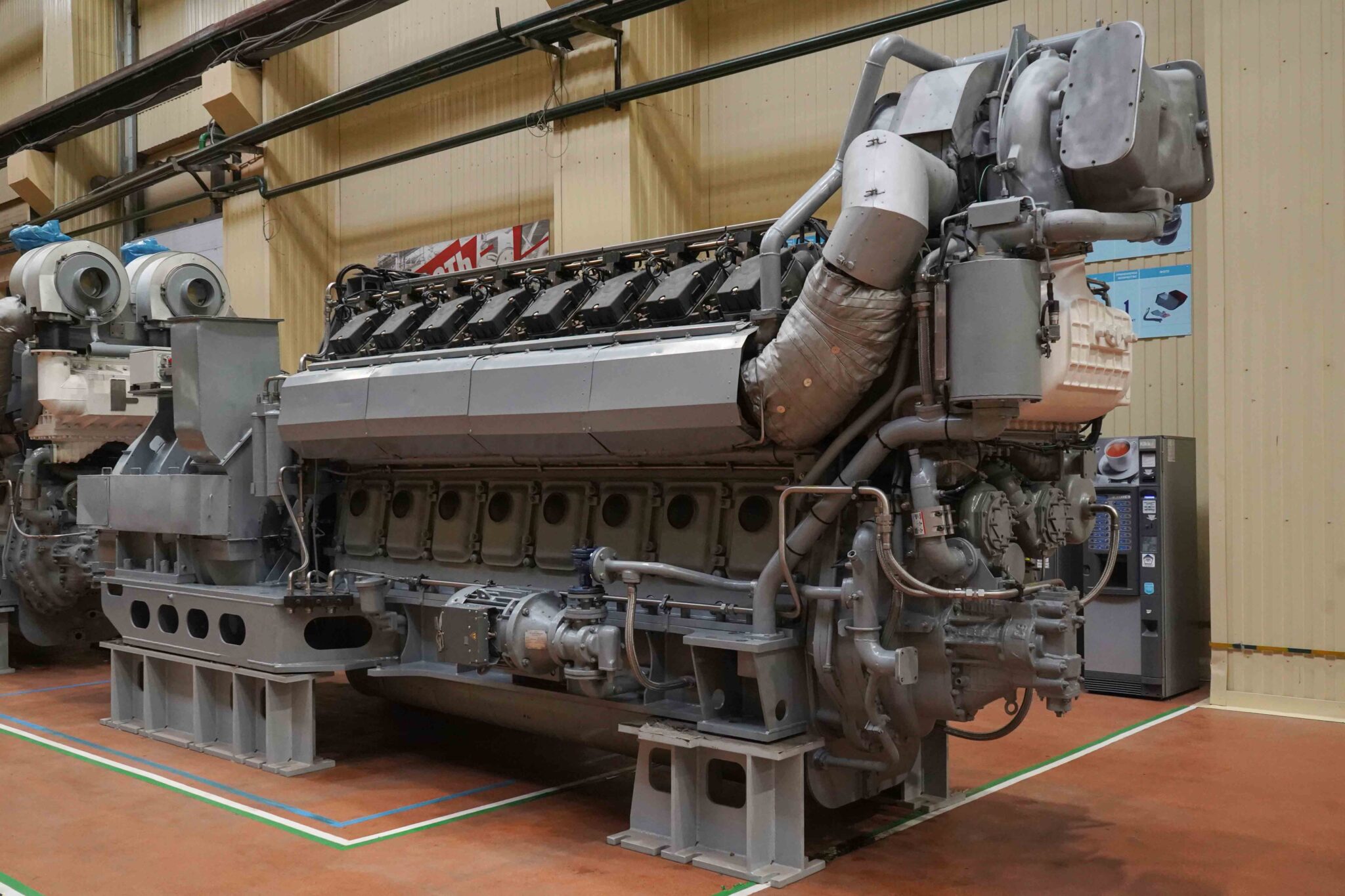 The 18-9DGM diesel engine for 3TE28 mainline diesel locomotives