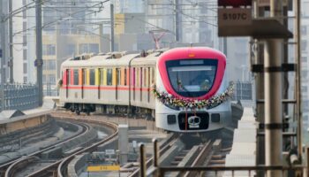 CRRC’s trains start operating on a new metro line in Navi Mumbai
