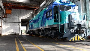 CRRC starts pilot operation of a 1,000 kW hydrogen locomotive for Chile