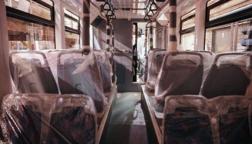 The interior of the Dolvatov tram