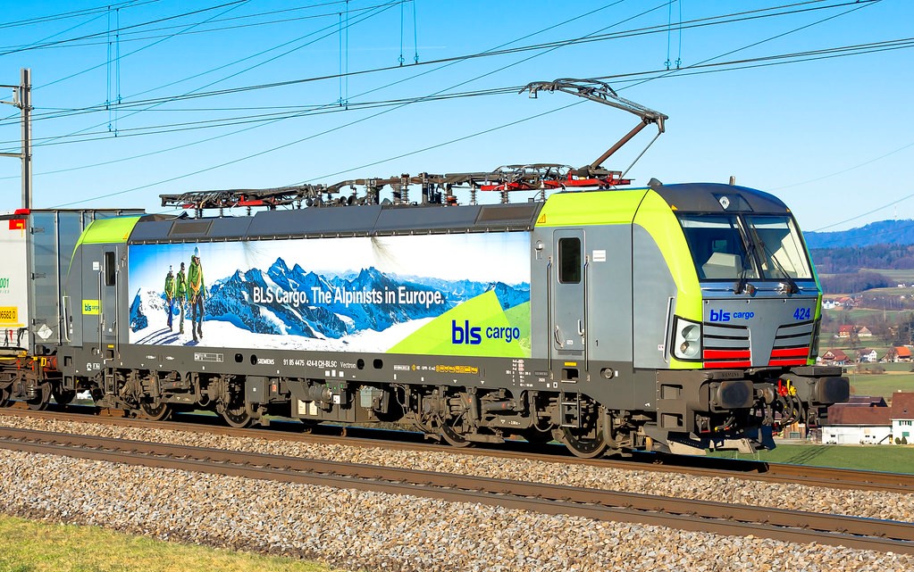 Vectron MS electric locomotive of BLS Cargo