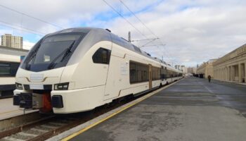 The first Stadler FLIRT diesel trains delivered to Azerbaijan