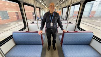Denver switches from fabric to vinyl on tram seats