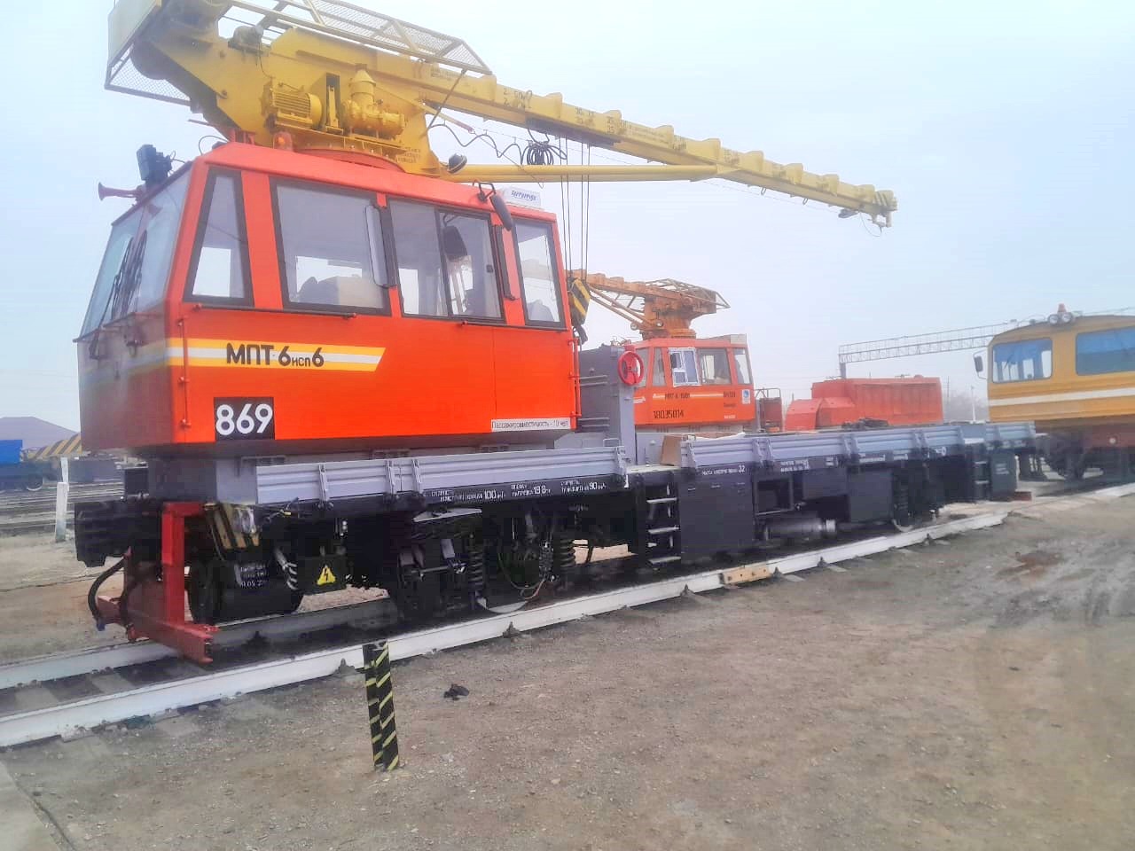 The MPT-6 motor locomotive for Kazakhstan Temir Zholy
