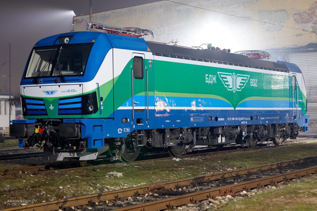 The Siemens Smartron electric locomotive in BDZ' fleet