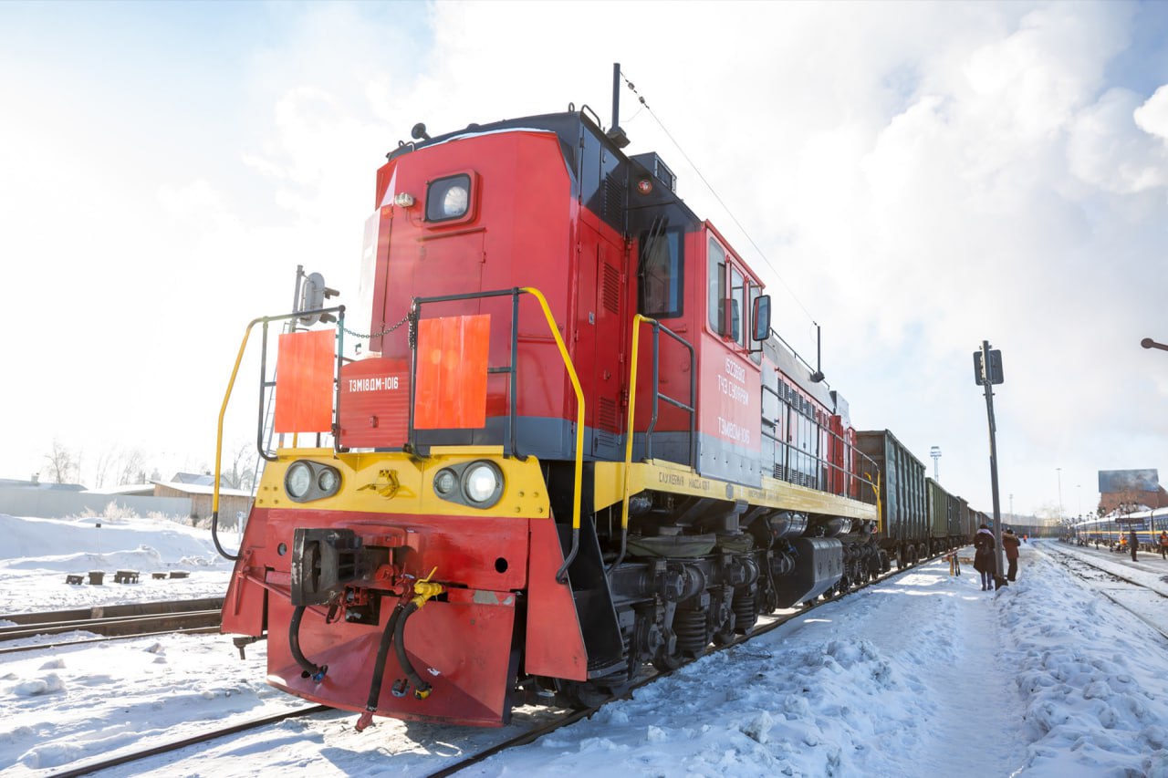 The TEM18DM shunting locomotive