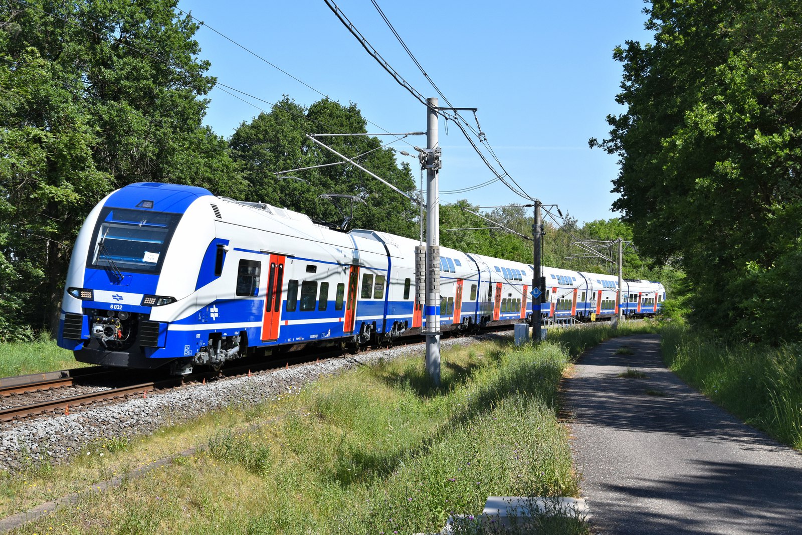 The Desiro HC for Israel Railways at the Siemens test and validation centre in Wegberg-Wildenrath