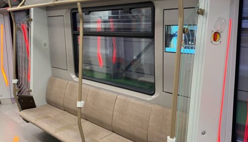 Inside the first Moscow 2024 train