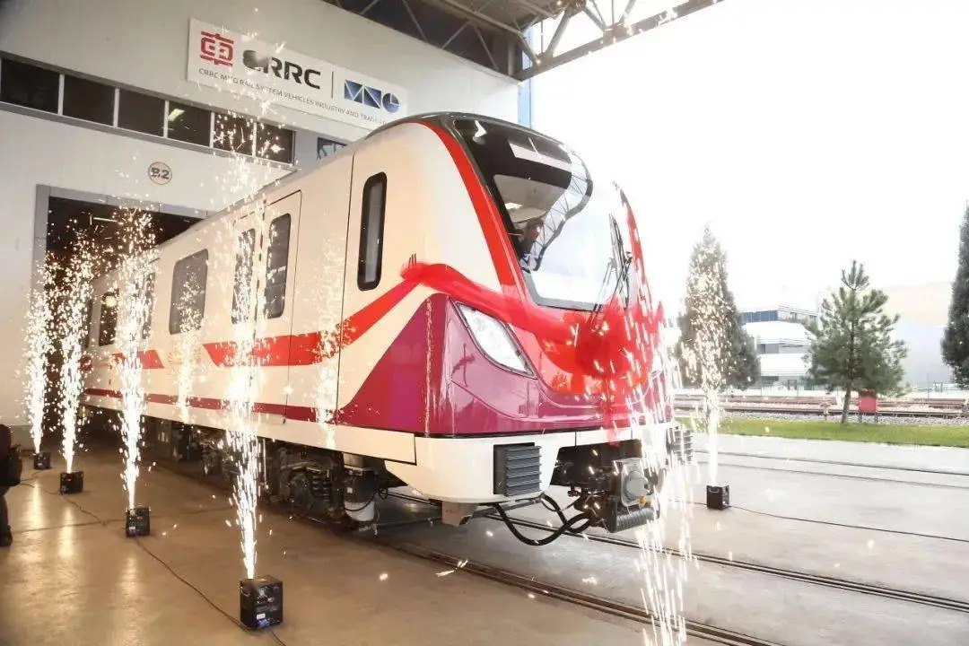 The unmanned train built by the Turkish subsidiary of CRRC for the Istanbul metro